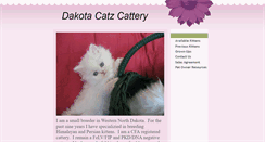 Desktop Screenshot of dakotacatz.com